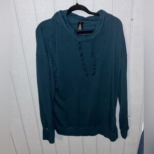Active life xl Teal Hoodie Sweater
